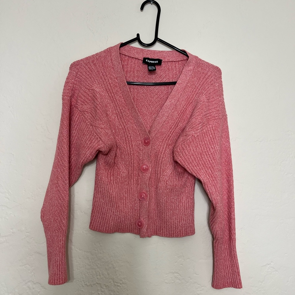 Express Cable Knit Cardigan